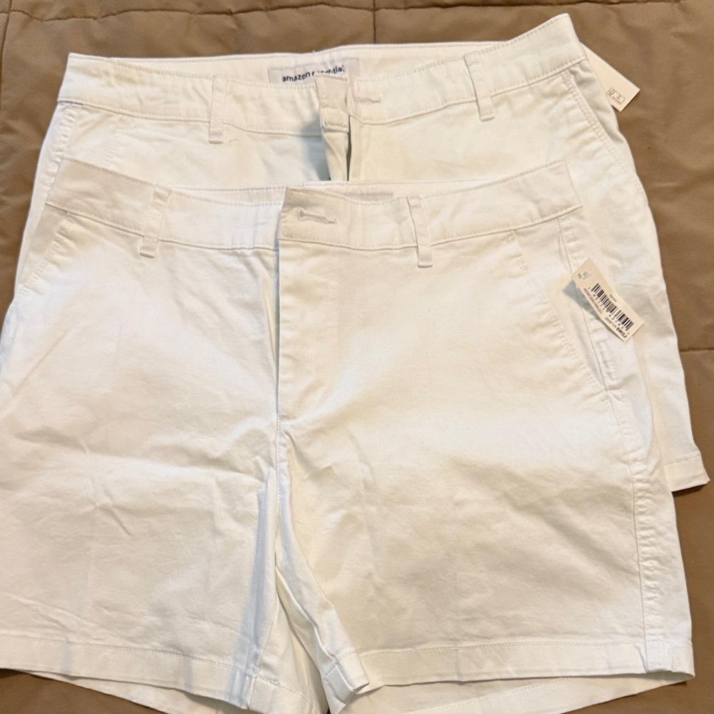 Women's White Shorts